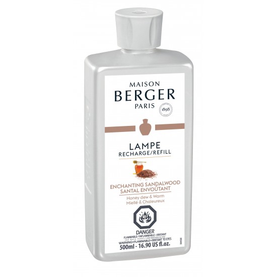 Maison Berger - Recharge Lampe Berger 500 ml - Santal Envoûtant